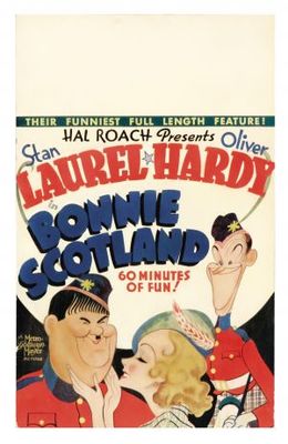 Bonnie Scotland movie poster (1935) poster with hanger