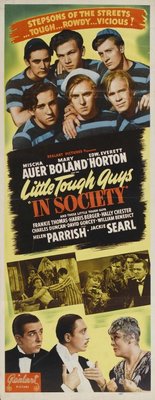 Little Tough Guys in Society movie poster (1938) metal framed poster