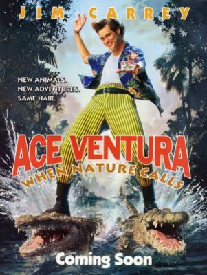 Ace Ventura: When Nature Calls movie poster (1995) metal framed poster