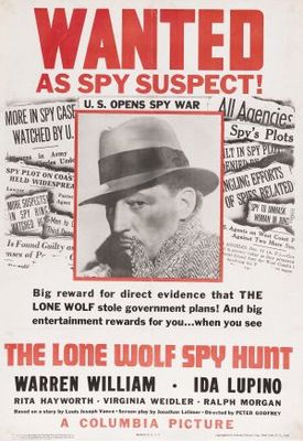 The Lone Wolf Spy Hunt movie poster (1939) poster with hanger