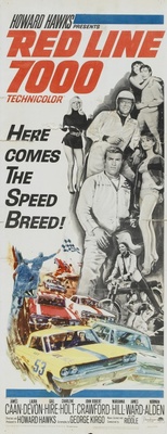 Red Line 7000 movie poster (1965) metal framed poster