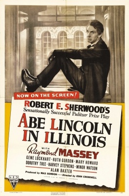 Abe Lincoln in Illinois movie poster (1940) canvas poster