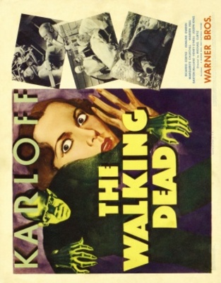 The Walking Dead movie poster (1936) wood print