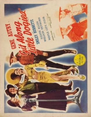 Git Along Little Dogies movie poster (1937) poster with hanger