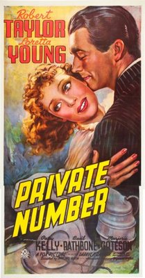 Private Number movie poster (1936) t-shirt
