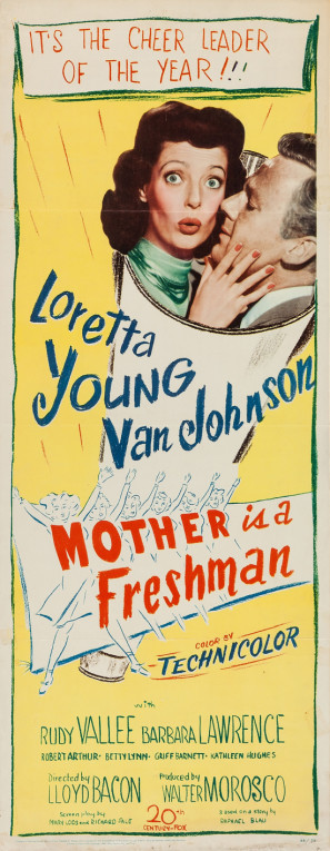Mother Is a Freshman movie poster (1949) canvas poster