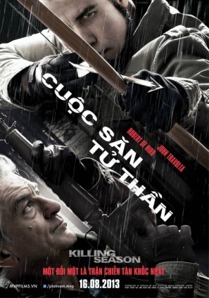 Killing Season movie poster (2013) wood print
