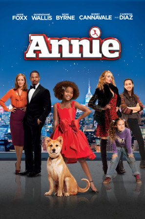 Annie movie poster (2014) pillow