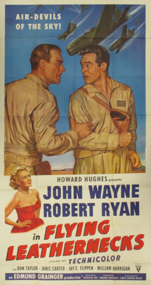 Flying Leathernecks movie poster (1951) poster with hanger