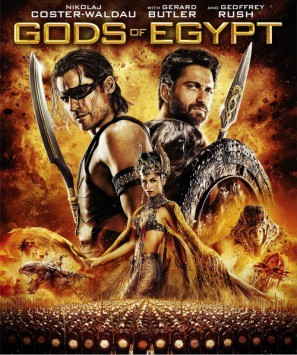 Gods of Egypt movie poster (2016) pillow