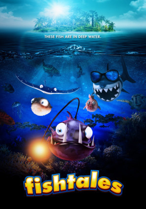 Fishtales movie poster (2016) Stickers MOV_dtbjexa3