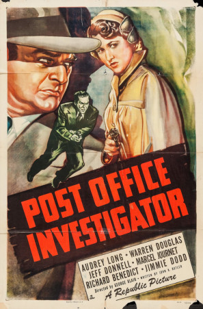 Post Office Investigator movie poster (1949) wooden framed poster