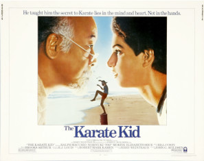 The Karate Kid movie poster (1984) wooden framed poster