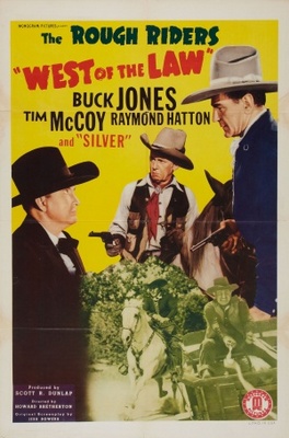 West of the Law movie poster (1942) poster with hanger