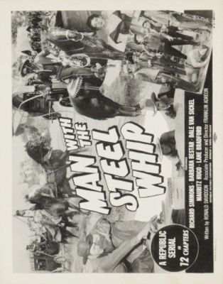 Man with the Steel Whip movie poster (1954) wood print