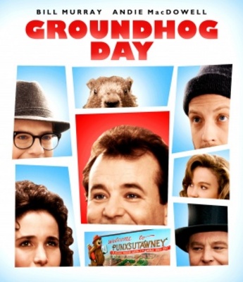Groundhog Day movie poster (1993) pillow