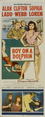 Boy on a Dolphin movie poster (1957) poster with hanger