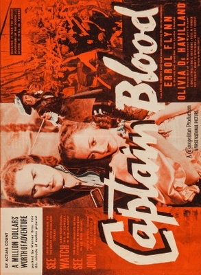Captain Blood movie poster (1935) wooden framed poster