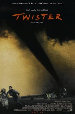 Twister movie poster (1996) pillow