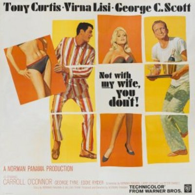Not with My Wife, You Don't! movie poster (1966) canvas poster