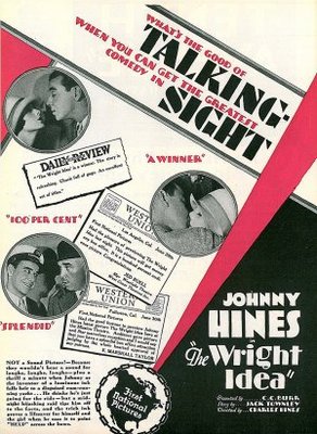 The Wright Idea movie poster (1928) Stickers MOV_e0863f90