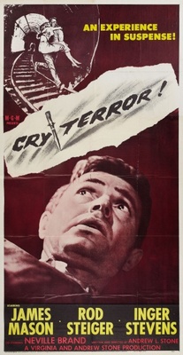 Cry Terror! movie poster (1958) wooden framed poster