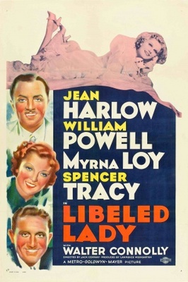 Libeled Lady movie poster (1936) canvas poster