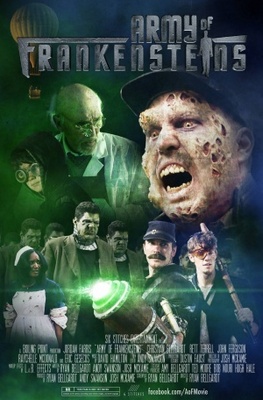 Army of Frankensteins movie poster (2013) metal framed poster