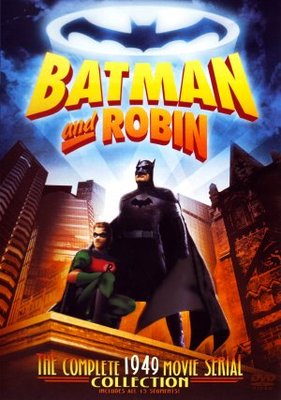 Batman and Robin movie poster (1949) canvas poster