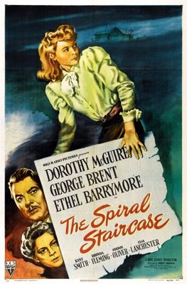 The Spiral Staircase movie poster (1946) wood print
