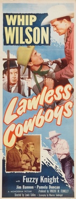 Lawless Cowboys movie poster (1951) poster