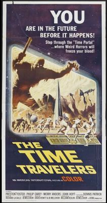 The Time Travelers movie poster (1964) canvas poster