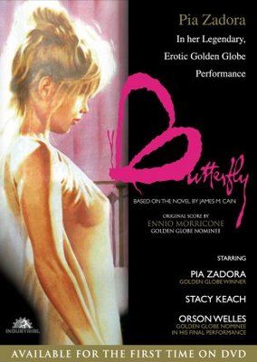 Butterfly movie poster (1982) canvas poster