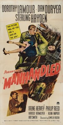 Manhandled movie poster (1949) poster