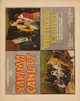 Wild Horse Canyon movie poster (1925) poster with hanger