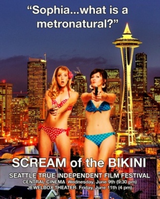 Scream of the Bikini movie poster (2009) wood print