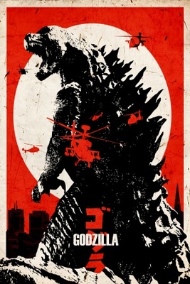 Godzilla movie poster (2014) Mouse Pad MOV_e1834595