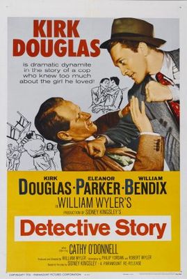 Detective Story movie poster (1951) wooden framed poster