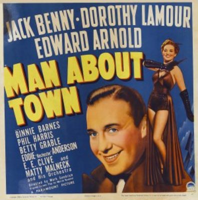 Man About Town movie poster (1939) poster with hanger