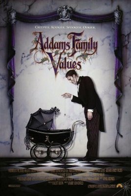 Addams Family Values movie poster (1993) metal framed poster