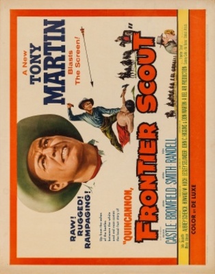 Quincannon, Frontier Scout movie poster (1956) poster with hanger