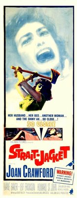 Strait-Jacket movie poster (1964) wooden framed poster