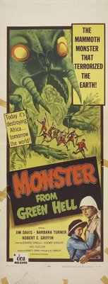 Monster from Green Hell movie poster (1958) poster with hanger