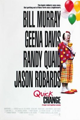Quick Change movie poster (1990) wood print