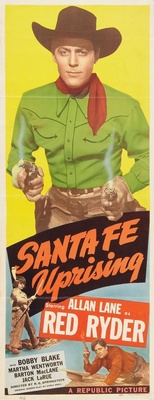 Santa Fe Uprising movie poster (1946) poster with hanger