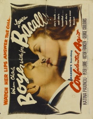 Confidential Agent movie poster (1945) canvas poster