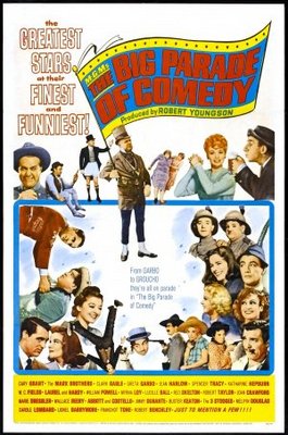 The Big Parade of Comedy movie poster (1964) poster with hanger