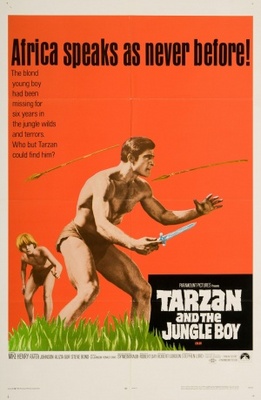 Tarzan and the Jungle Boy movie poster (1968) metal framed poster
