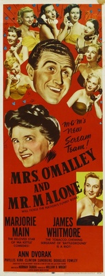 Mrs. O'Malley and Mr. Malone movie poster (1950) poster with hanger