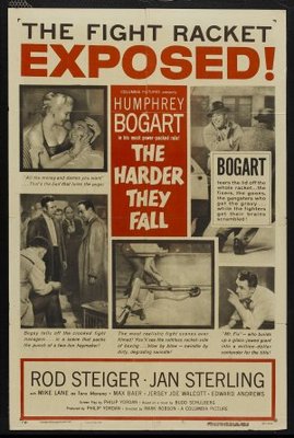 The Harder They Fall movie poster (1956) metal framed poster